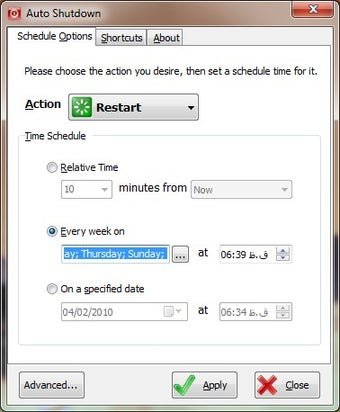 Image 0 for Keshavarz Auto Shutdown