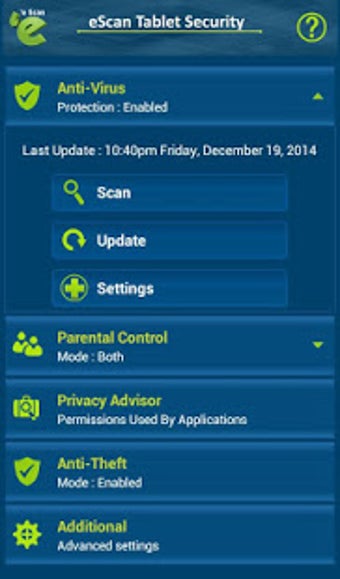 Imagen 1 para eScan Tablet Security