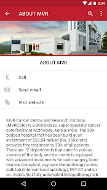 Image 0 for MVR Cancer Centre