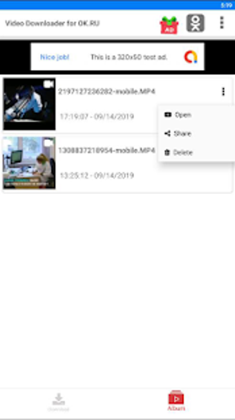 Imagen 1 para Video downloader for ok.r…