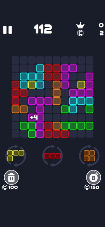 Image 2 for Neon Block Puzzle : Fill …