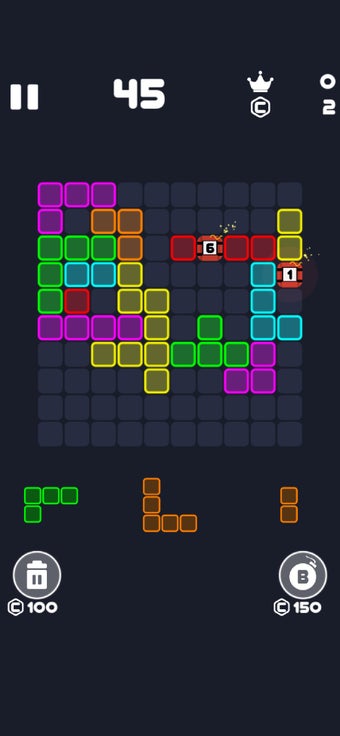 Image 1 for Neon Block Puzzle : Fill …