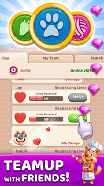 Imagen 1 para Pet Fever: Match 3 Pet Ga…