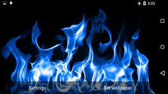 Imagen 0 para Blue Fire Live Wallpaper …