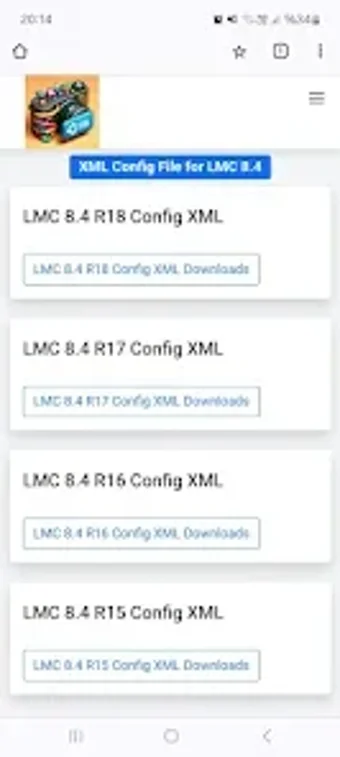 Image 0 for XML Config File for LMC 8…