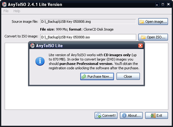 Image 0 for AnyToISO Converter