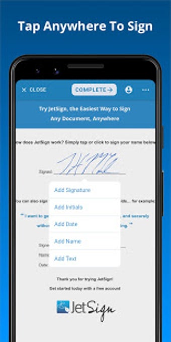 Imagen 3 para JetSign Signature App: Si…
