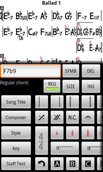 Image 2 for iReal Pro - Music Book & …