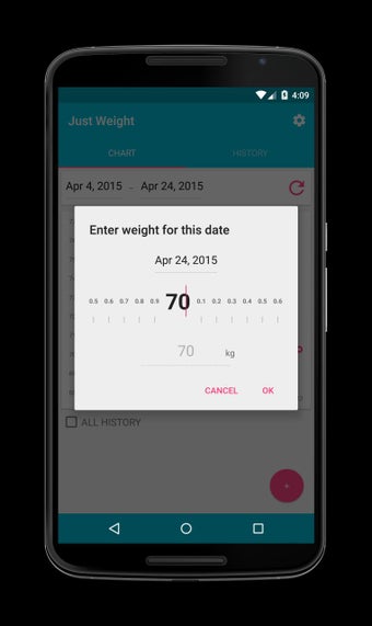 Imagen 1 para Just Weight. Track Your W…