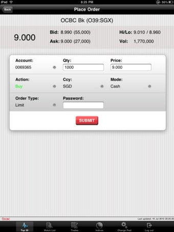 Image 0 for iOCBC TradeMobile (iPad E…