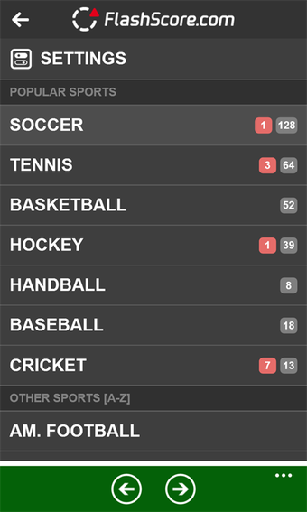 Imagen 1 para Mobile FlashScore for Win…