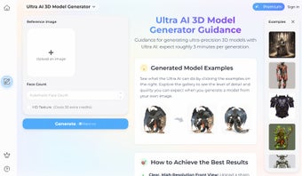 Image 0 for Image to 3D AI