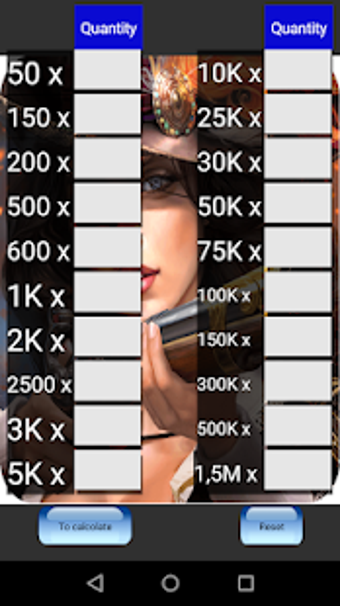 Imagen 1 para Calculator for Guns of Gl…