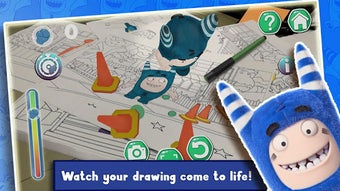 Image 1 for Oddbods Live Coloring (AR…