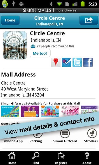 Imagen 0 para Simon Malls: Shopping Mal…
