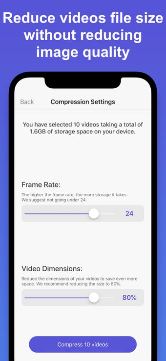 Image 0 for Compress Videos & Resize …