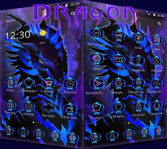 Imagen 1 para Blue Dragon Theme