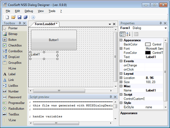 Image 0 for NSIS Dialog Designer