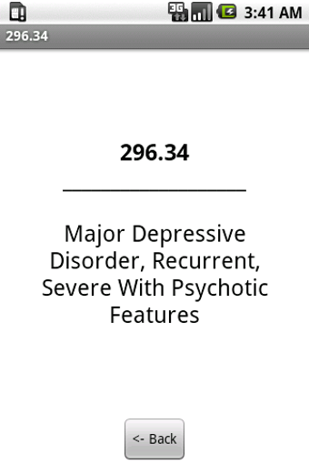 Image 0 for DSM-IV Codes for Android