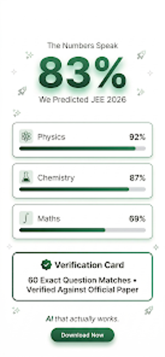 Imagen 0 para Jeenius AI JEE  PYQ  2026…