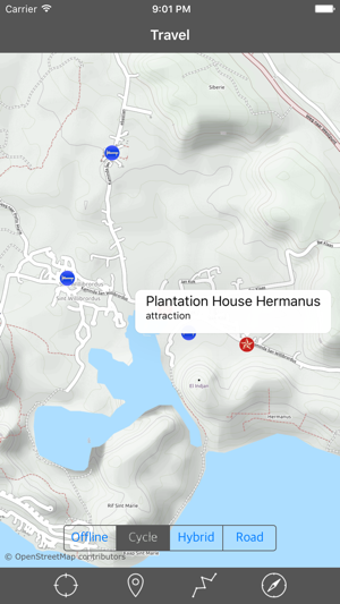 Image 3 for CURACAO  GPS Travel Map O…