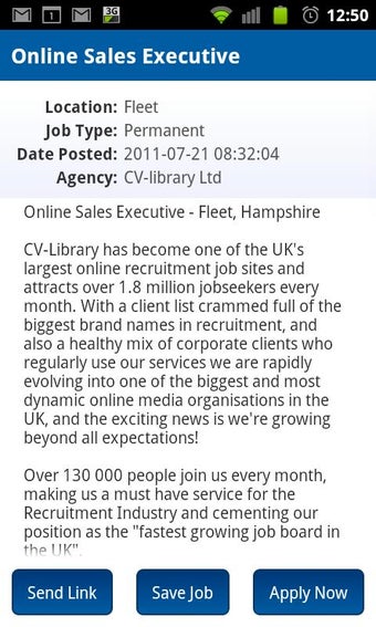 Imagen 0 para CV-Library Job Search