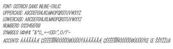 Image 0 for Ostrich Sans Inline