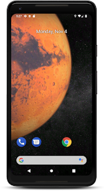 Imagen 1 para Mars 3D Live Wallpaper