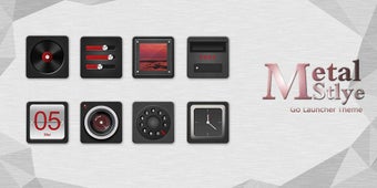 Image 3 for Metal R GO Launcher Theme