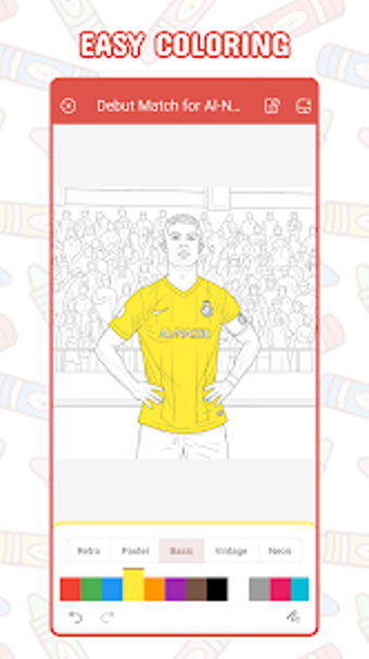 Ronaldo Coloring Drawing CR7 for - Ronaldo Coloring Drawing Cr7 Screenshot