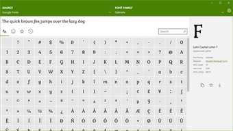 Image 3 for Font Character Map for Wi…