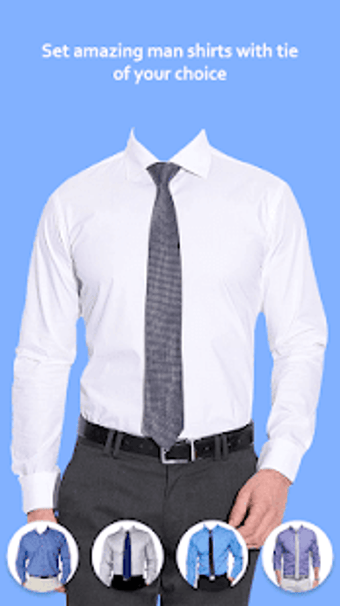 Imagen 1 para Man Shirt with Tie Photo …