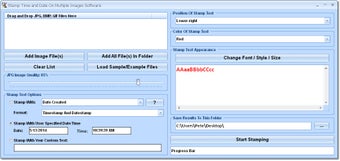 Image 0 for Stamp Time and Date On Mu…
