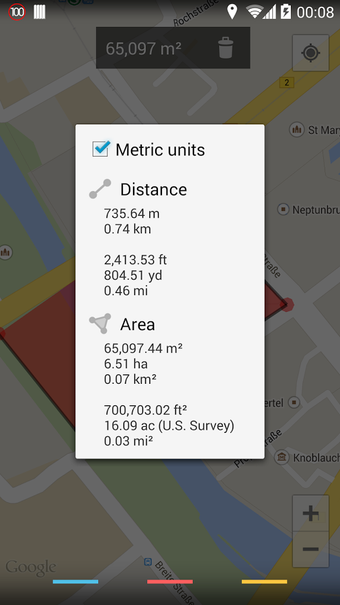 Imagen 4 para Maps Measure