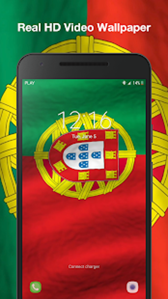 Image 2 for 3D Portugal Flag Live Wal…
