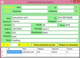 Image 0 for HanExoft Inventory