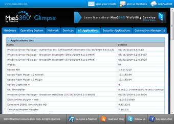 Image 0 for MaaS360 Glimpse