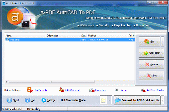 Image 0 for A-PDF AutoCAD to PDF