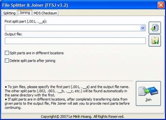 Image 6 for File Splitter and Joiner