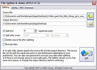 Image 8 for File Splitter and Joiner