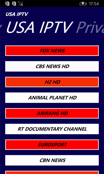 Image 0 for USA IPTV for Windows 10