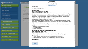 Image 0 for Resume Maker for Windows …