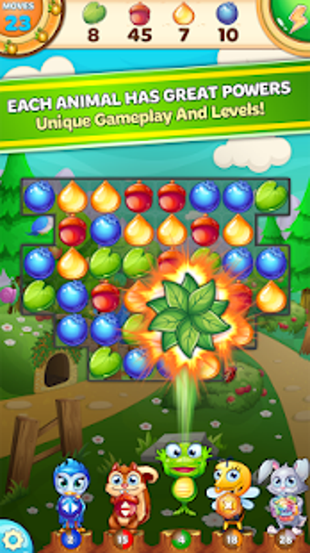 Imagen 2 para Forest Rescue: Match 3 Pu…