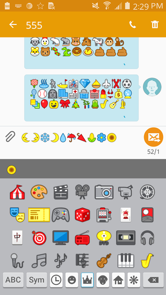 Image 0 for Emoji Font for FlipFont 3