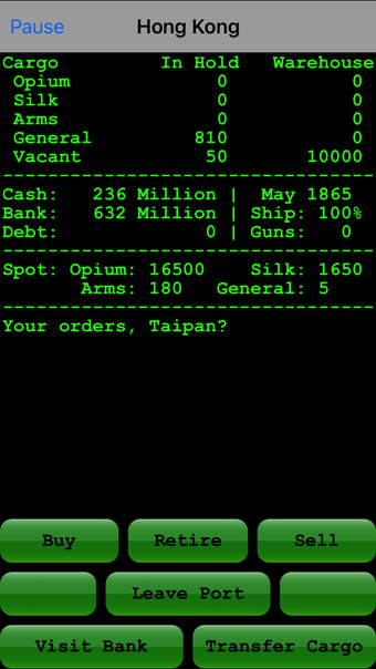 Image 0 for Taipan! Mobile