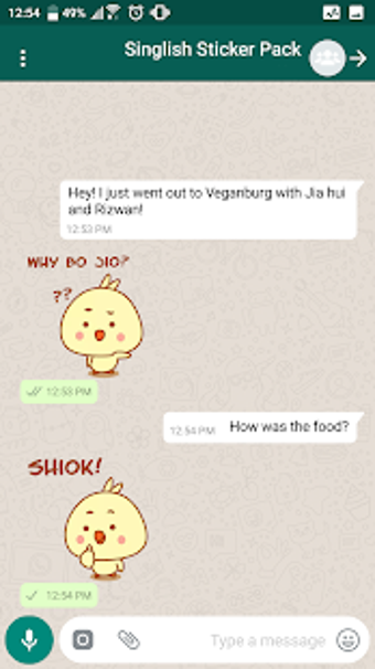 Image 0 for Singlish Stickers