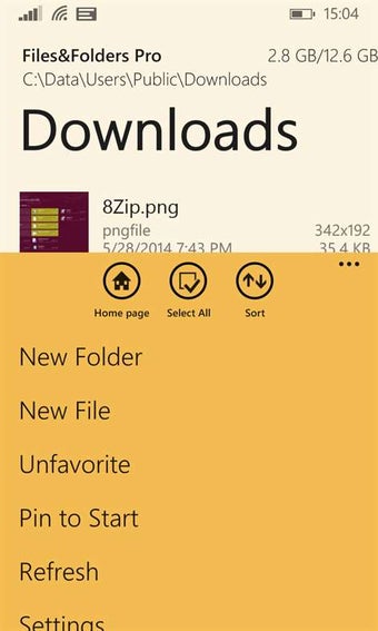 Image 3 for Files&Folders Lite for Wi…