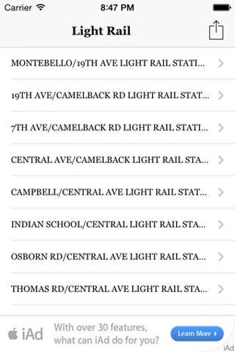 Imagen 0 para Phoenix Light Rail Timeta…