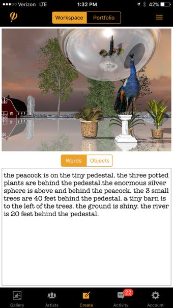 Image 0 for WordsEye
