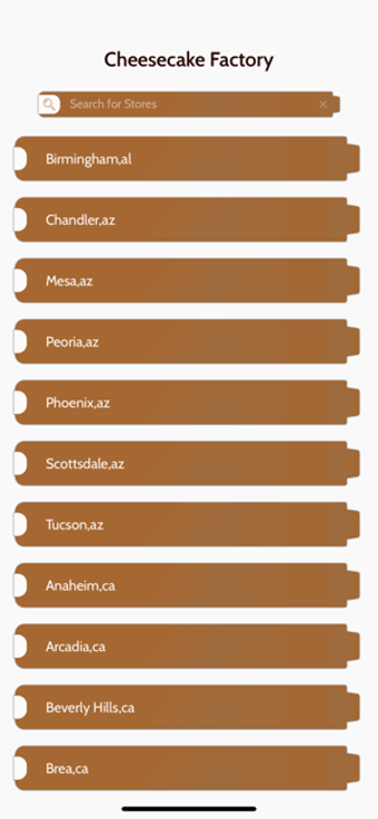 Image 1 for App to The Cheesecake Fac…